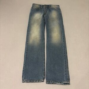 Diesel Mens Darron Regular Slim Tapered Jeans 28x32 Medium Wash Blue Cotton